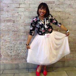 Tulle Skirts - Light Pink Midi Tulle Skirt Tulle Skirts - Light Pink Midi Tulle Skirt
